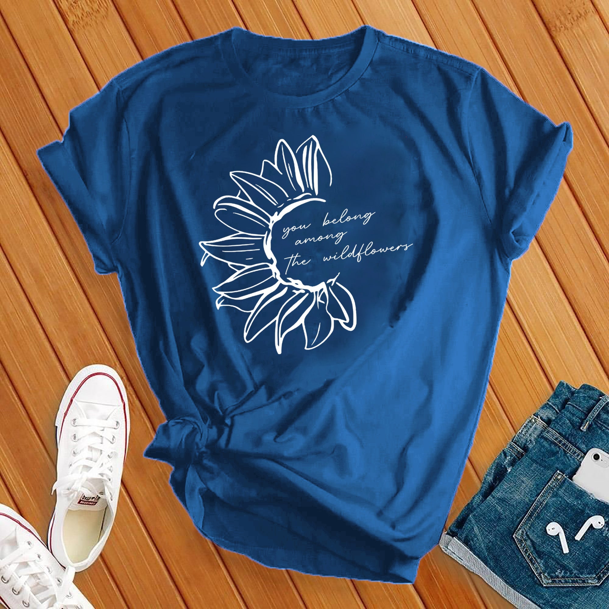 You Belong Among the Wildflowers Sunflower Tee - Love Tees