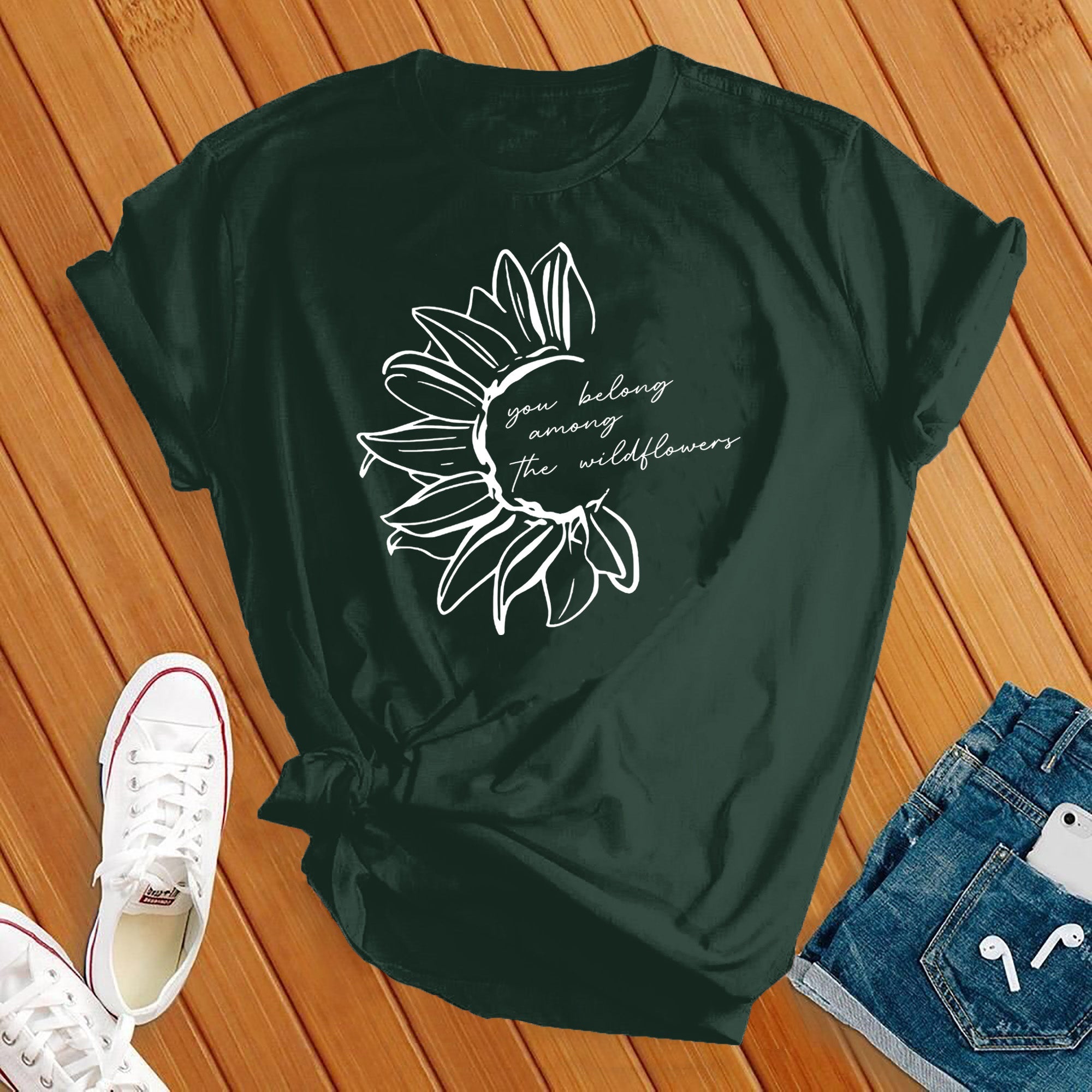 You Belong Among the Wildflowers Sunflower Tee - Love Tees